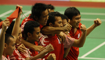 PBSI Coret Lima Pemain Tunggal
