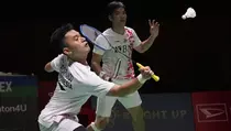 Tumbangkan Hoki/Kobayashi, Leo/Daniel ke Final Indonesia Masters 2023