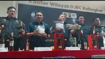Bea Cukai Gagalkan Penyelundupan Ribuan Botol Miras Ilegal