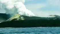 Gunung Anak Krakatau di Lampung Erupsi 3 Kali