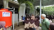 Kagama Berikan Solusi Air Bersih di Pesantren Balikpapan
