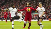 Menit Ke-66, Salah Antar Liverpool Ungguli MU 4-0