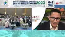 Sandiaga Uno Harap Rakornas Perpustakaan Perkuat Penerbitan dan Literasi