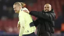 Pep Guardiola: Selebrasi Erling Haaland Tanda Dia Sangat Bahagia