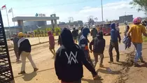 Aksi Mogok Kerja Karyawan Smelter VDNI Berujung Ricuh