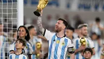 Cetak Gol dan Pamer Trofi Piala Dunia, Messi: Saya Selalu Impikan Momen Ini