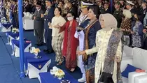 Megawati hingga Panglima TNI Joget Bareng di HUT ke-77 TNI AU