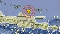 Gempa M 6,6 di Perairan Tuban, di Solo Dipan Bergoyang