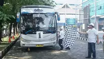 BKI Berangkatkan Pemudik ke Semarang dan Malang