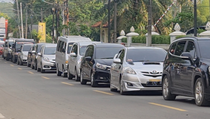 Libur Lebaran, Lalu Lintas Menuju Wisata Anyer Padat