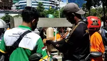 Pedagang Pentol di Surabaya Ketiban Berkah Aksi May Day