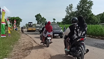 Pemprov Lampung Bantah Perbaikan Jalan karena Akan Dikunjungi Jokowi