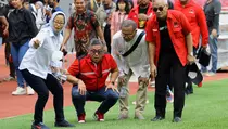 Jelang Bulan Bung Karno, Sekjen PDIP Hasto Kristiyanto Tinjau GBK Senayan