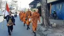 Melintasi 4 Negara, Ini Rute dan Jadwal Lengkap 32 Biksu dari Thailand