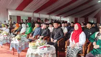 PJ Gubernur Heru Budi dan Fauzi Bowo Ikut Ramaikan Hari Kedua Lebaran Betawi