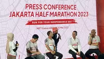 Meriahkan HUT RI dan ASEAN, Pemprov DKI Luncurkan Half Marathon Jakarta