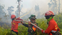 Kebakaran Lahan Terus Meluas di Ketapang, Paling Parah di Desa Sungai Besar