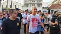 Tiba di Cirebon, Ganjar Pranowo Lari Pagi dan Sarapan Nasi Jamblang