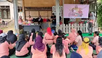 Relawan Mak Ganjar Gelar Kelas Memasak hingga Senam Bersama di Lampung Timur
