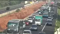 Arus Kendaraan di Tol Cipali Arah Palimanan Padat