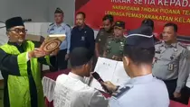 Napi Teroris Alumni JAD Darwis Bin Husain Bersumpah Setia kepada NKRI