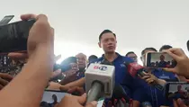 Hadiri Apel Siaga Partai Nasdem, AHY: Selamat Ulang Tahun Pak Surya Paloh