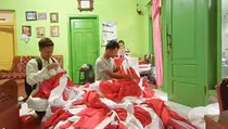 HUT RI 17 Agustus, Omzet Perajin Bendera Ciamis Naik hingga Ratusan Juta