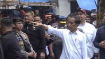Jokowi Blusukan ke Pasar Tradisional Sukaramai