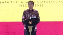 Buka Muktamar IPM, Jokowi Beri Kode Dukungan ke Ganjar