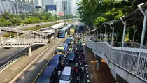 Imbas Rekayasa Lalu Lintas, Pengguna Jalan Keluhkan Kemacetan Parah
