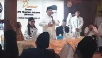 Prabowo Hadiri Milad Ke-11 Ponpes Ora Aji Asuhan Gus Miftah