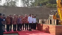 Jokowi Groundbreaking Pembangunan Hotel Pertama di IKN