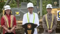 Jokowi Tinjau Pembangunan Rumah Sakit Pertama di IKN