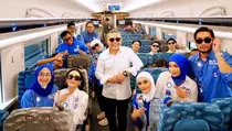 Jajal Kereta Cepat, Politisi dan Artis PAN Berharap Jadi Moda Transportasi Unggulan Indonesia