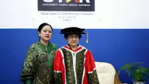 Megawati Terima Gelar Honoris Causa Ke-10, Puan Maharani Berusaha Ikuti Teladan sang Ibu