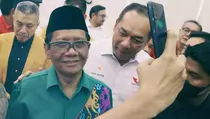 Mohon Doa, Mahfud MD Menuju Tugu Proklamasi untuk Pendaftaran Pilpres 2024