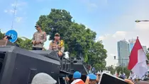 1.611 Personel Amankan Aksi Demo di Patung Kuda
