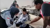 Belasan Mahasiswa Universitas Muhammadiyah Kaltim Terjebak di Lift, Evakuasi Berlangsung Dramatis