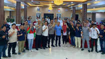 Jaga Kondusifitas Jelang Pemilu 2024, Polda Kalteng dan Insan Pers Gelar Deklarasi Damai