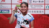 Hasil Japan Masters: Kapalan di Dua Kaki Gregoria Mariska Robek Saat Tumbangkan Juara Olimpiade