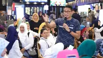 Demi Pertumbuhan Ekonomi dan Kesejahteraan Rakyat, Sandiaga Uno Gelorakan Pemilu Riang dan Damai