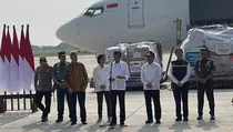 Jokowi Lepas Bantuan Tahap Kedua untuk Palestina