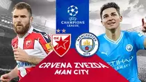 Preview Red Star Belgrade vs Manchester City, Tuan Rumah Cari Hiburan Penutup