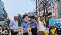 TKD Prabowo-Gibran Pamerkan Maskot dan Gelar Senam Gemoy Bersama Warga Jakarta