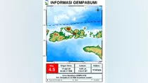 Gempa Bumi M 4,5 di Sumbawa Tak Berpotensi Tsunami