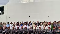 Raffi-Nagita hingga Atta Halilintar Saksikan Pelepasan Kapal RS TNI Bantu Palestina oleh Prabowo