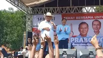 Hari Pertama Kampanye Terbuka, Prabowo Sapa Warga Majalengka