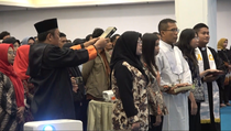 KPU Makassar Kukuhkan 28.028 Petugas KPPS
