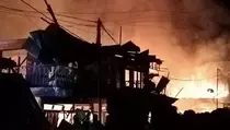 18 Rumah di Gayo Lues Aceh Hangus Terbakar