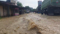 Sungai Tuntang Meluap, Banjir Lumpuhkan Jalan Grobogan-Semarang